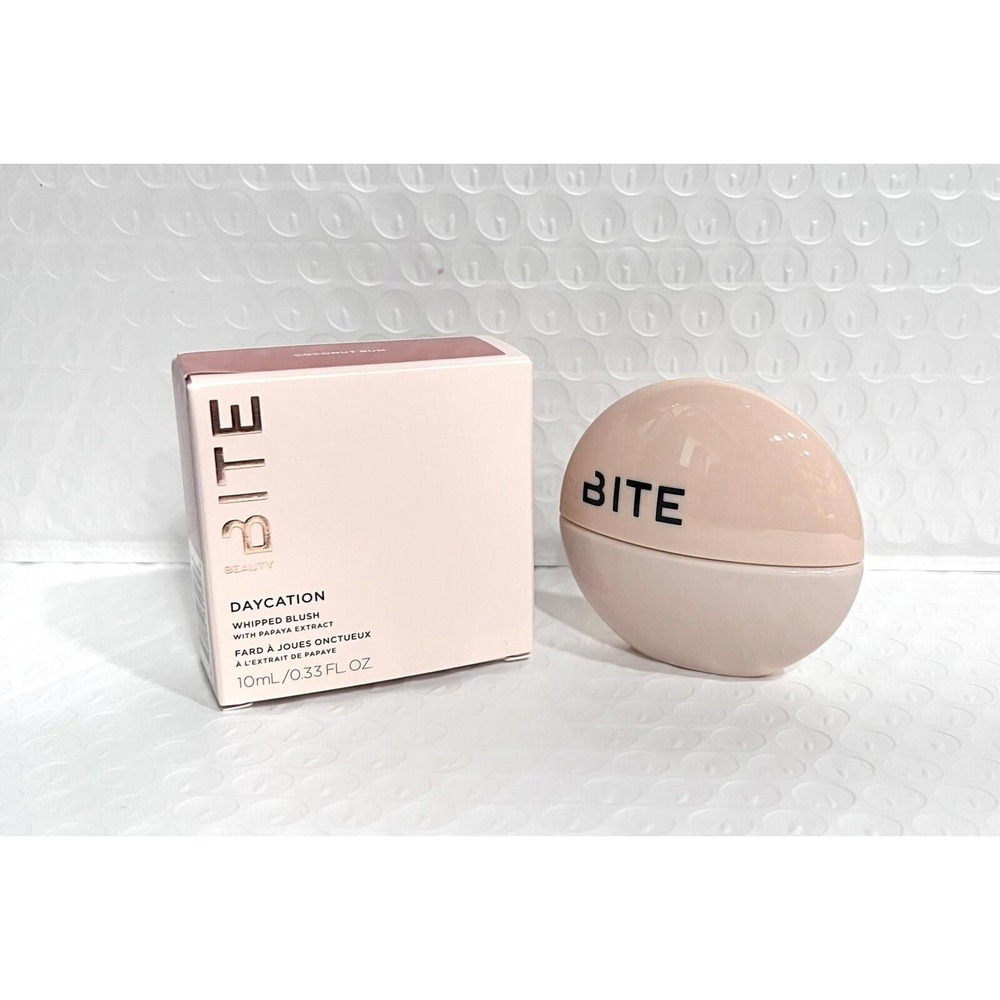 BITE Beauty Daycation Whipped Blush Papaya Extract "COCONUT RUM" Sealed In Box